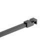 Душевая стенка SKY BLACK 1100 тонированное стекло
