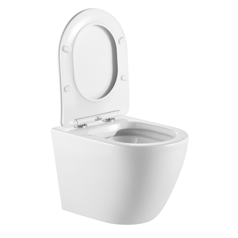 Комплект 3в1 IBERICA BLANCA инсталляция SILENCIO MINI, унитаз BILBAO ALTO белый, кнопка смыва INOX-S золото матовое (IB.001M.BLA.231.1603)