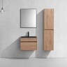 База под раковину Chiara 600 подвесная, 1 выкатной ящик soft-close, N.Oak
