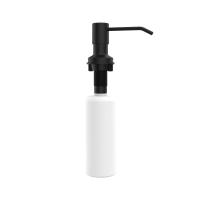AQM9991MB Cucina Дозатор для жидкого мыла, встроенный (нержавеющая сталь), черный матовый  