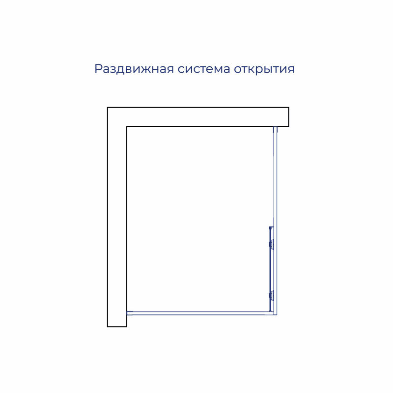Душевой уголок RGW PA-245Gr (Матовый графит, 900x1000мм)  