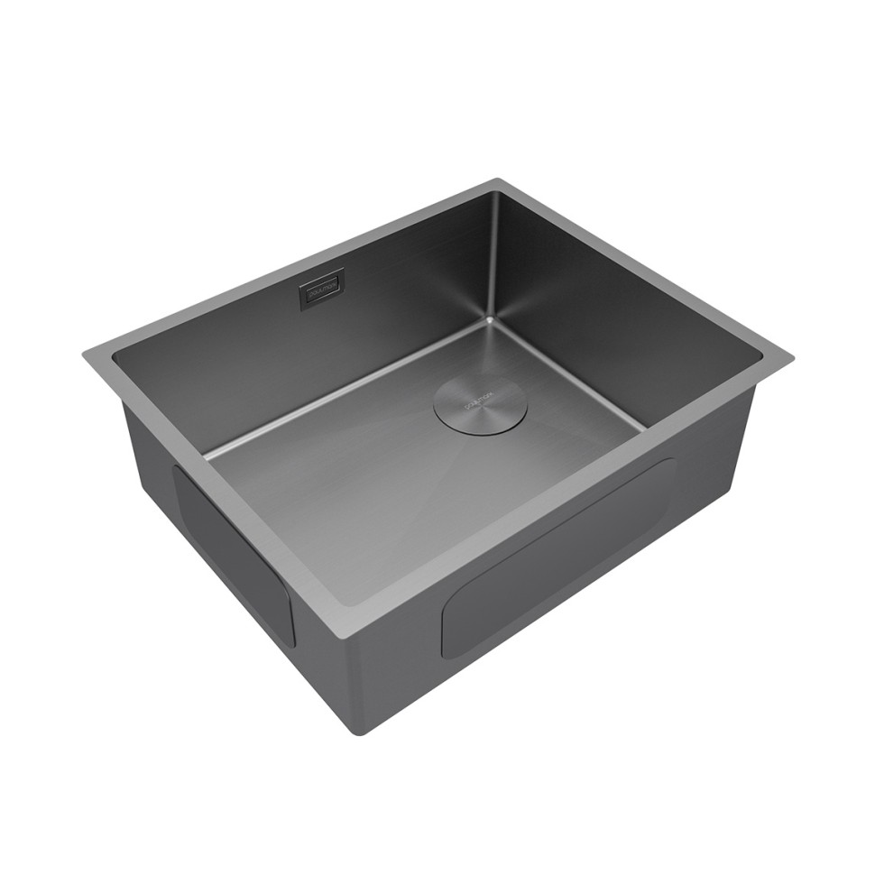Мойка нерж. сталь NEXT-SKEW 54 UNI, PM885444-MG, матовый серый, 540х440мм, Paulmark 1,2мм