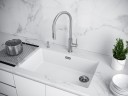 Мойка LUMI 74UNI-SKEW, IT-GRANIT, LU74SK-AN, антрацит, 740х440, Paulmark