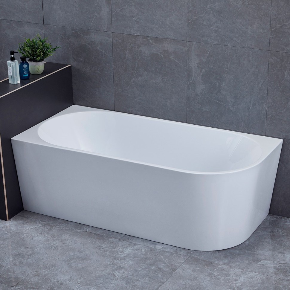 Ванна акриловая Vincea VBT-402-1500L, 1500*750*580, цвет белый, левая, щелевой перелив