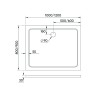 Душевой поддон Veconi Tezeo stone TZ-09, 1200x800x30, искусственный камень, белый
