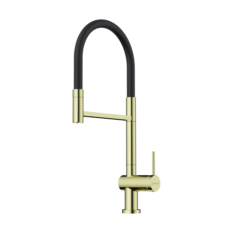 Смеситель для кухни Omoikiri Kanto 2 Plus-SB латунь/светлое золото/черный