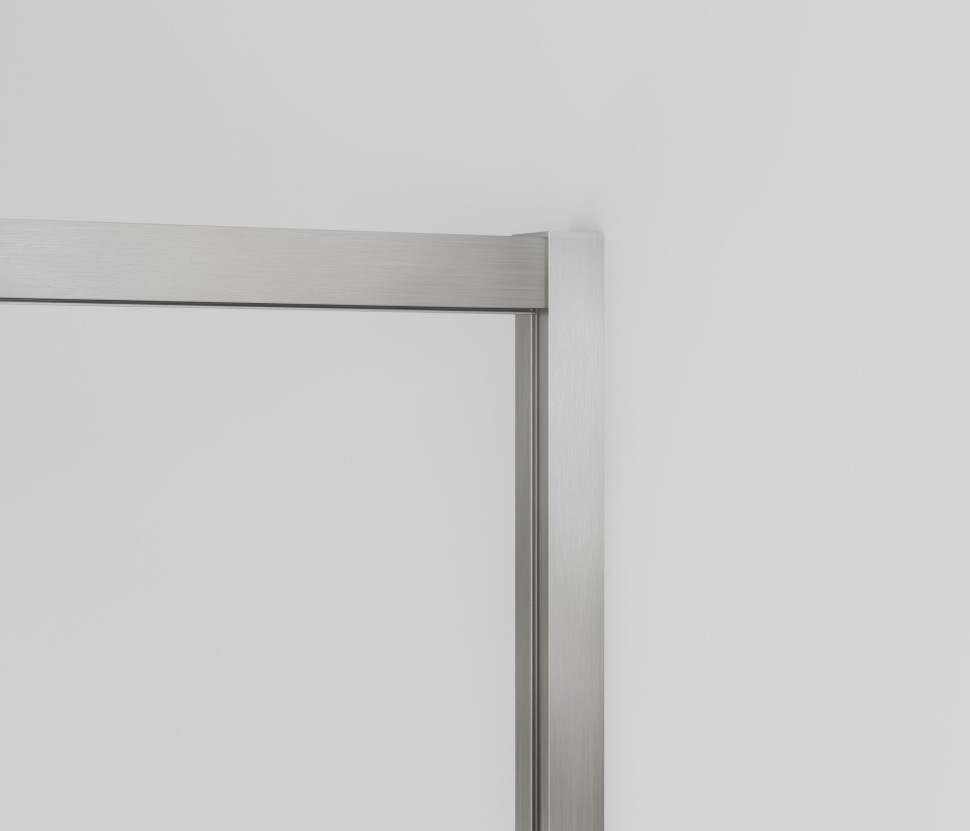 Душевой уголок Slim-N VSS-4SN9010CLBN, 1000*900, брашированный никель, стекло прозрачное