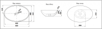 Умывальник CeramaLux D1104