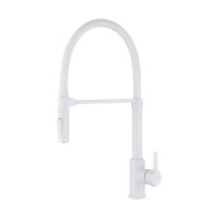 Смеситель для кухни HALT, белый матовый, Ha214021-WH, Paulmark