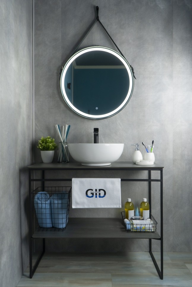 Раковина Gid N9003a 51103 накладная белая 43x43x17.5