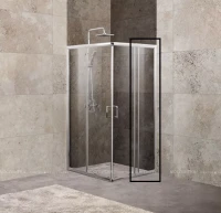 Боковая панель BelBagno UNIQUE-90-FIX-C-Cr