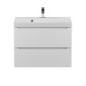 Тумба под раковину для ванной Uperwood Tanos 70 см, подвесная, белая матовая