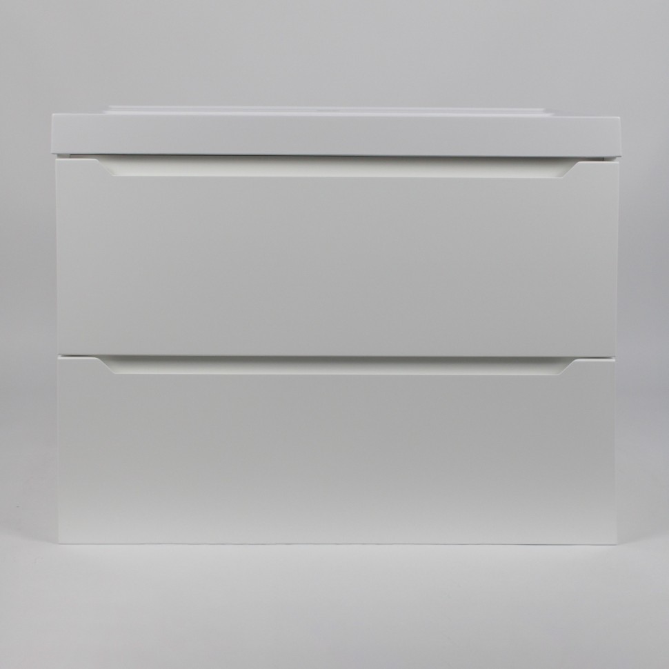 Тумба под раковину для ванной Uperwood Tanos 70 см, подвесная, белая матовая