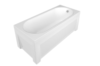 Комплект Акриловая ванна TIMO ROHA1370 130*70*58+каркас+слив-перелив+фронтальная панель