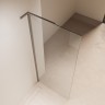 Душевая перегородка Волк-Ин (Walk-In) VLSW-1H900CLGM, 900*2000, вороненая сталь, стекло прозрачное