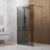 Душевая стенка SKY BLACK 1200 тонированное стекло