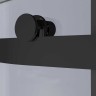 Душевой уголок Como-N VSR-4CN8013CLB, 1300*800, черный, стекло прозрачное