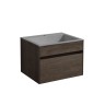 База под раковину Chiara 600 подвесная, 1 выкатной ящик soft-close, R.Oak