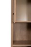 Шкаф подвесной BelBagno с распашной дверцей и открытой полкой, левосторонний KRAFT-1600-1A-SC-RNN-L Rovere Nebrasca Nature