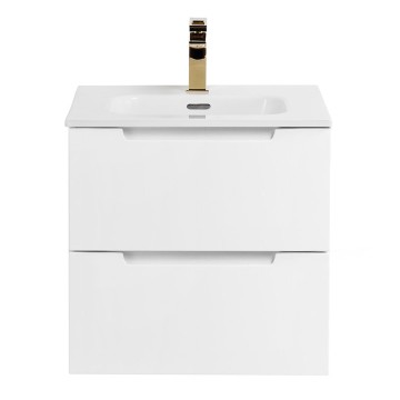 База под раковину подвесная BelBagno ETNA-500-2C-SO-BL Bianco Lucido
