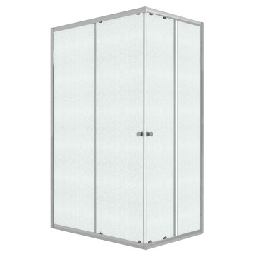 Душевое ограждение Niagara Eco NG-1012-14QMT (120х80х190) прямоугольник,раздвижное,хром,стекло матовое,1 место