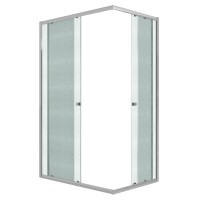 Душевое ограждение Niagara Eco NG-1012-14QMT (120х80х190) прямоугольник,раздвижное,хром,стекло матовое,1 место