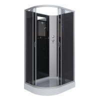 Душевая кабина Niagara Classic NG-3512-14RBK (120х80х200) низкий поддон(13см),стекло тонированное,3 места