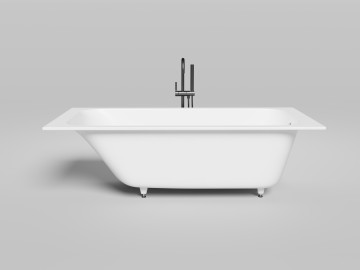 Ванна встраиваемая ORLANDA 180x80 покраска по RAL полностью S-Sense Глянцевое