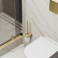 Щетка для туалета Timo Petruma 15261/17 золото матовое