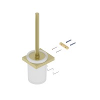 Щетка для туалета Timo Petruma 15261/17 золото матовое