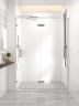 Душевая дверь распашная Veconi Premium Alassio CH, 1200х2000, хром, стекло прозрачное осветленное