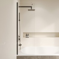 Шторка на ванну RGW SC-056-8B (Прозрачное, 400)