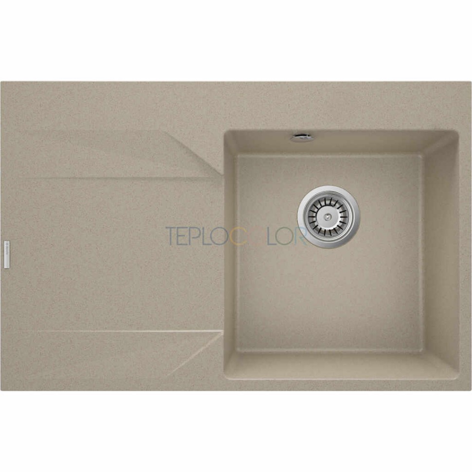 Гранитная мойка, 1-чаша с осушкой - левый
