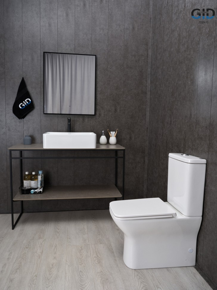 Раковина Gid N9104 51236 накладная белая 52x41x13.5