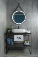 Раковина Gid N9243 51135 накладная белая 56x42x14