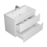 Тумба под раковину для ванной Uperwood Tanos 80 см, подвесная, белая матовая
