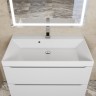 Тумба под раковину для ванной Uperwood Tanos 80 см, подвесная, белая матовая