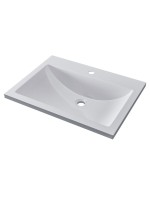 Раковина для ванной Uperwood May 80х48х14,2 см, белая глянцевая