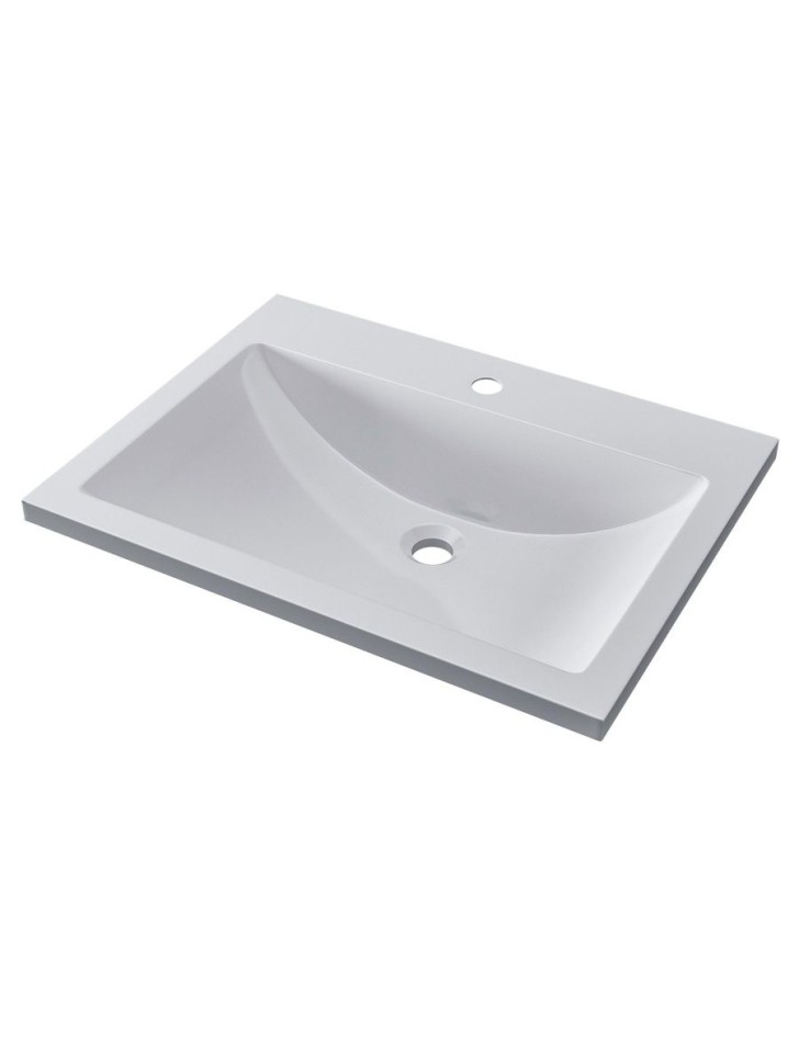 Раковина для ванной Uperwood May 80х48х14,2 см, белая глянцевая