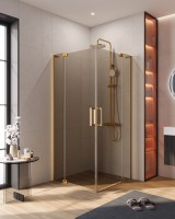 Душевой уголок CEZARES SLIDER-A-2-80/90-BR-BORO