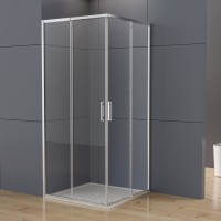 Душевой уголок Rapid-N VSS-3RN9010E10CL, (800-900)x(900-1000), хром, стекло прозрачное