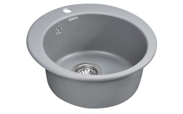 Мойка GELEGEN 50, IT-GRANIT, PM404800-GRM, серый металлик, D475 мм, Paulmark