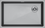 Мойка LUMI 74UNI-SKEW, IT-GRANIT, LU74SK-GRM, серый металлик, 740х440, Paulmark