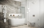Шторка для ванны Ambassador Bath Screens 16041116 (100х140) хром,стекло прозрачное,раздвижная,1 место