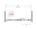 Душевая дверь BelBagno MARINO-BF-1-120-C-NERO