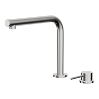 Смеситель для кухни Omoikiri Nara-BN латунь/нержавеющая сталь