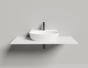 Раковина накладная ALDA WALL 02  покраска по RAL полностью 580х450х150 S-Stone Матовое
