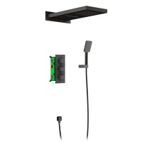 Душевая система встроенная с термостатом Timo Petruma SX-5039/03SM черный