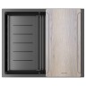 Мойка нерж. сталь NEXT-MULTI SINK 54 UNI, PM785445-GM, вороненая сталь,540х450мм, Paulmark