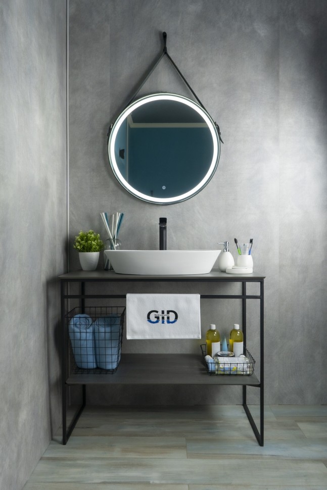 Раковина Gid N9397 51141 накладная белая 61x37x12